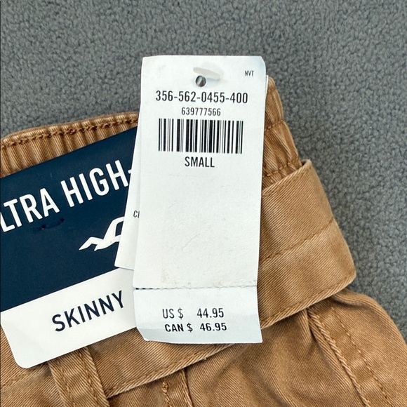 NWT Hollister Ultra High Rise Skinny Jogger Classic Stretch Tan Sz Small - Picture 5 of 11